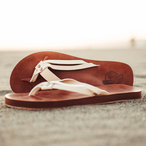 Stylish and empowering La Reina sandals, celebrating strength and pride in Latina culture